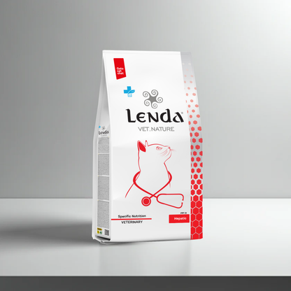 Saco de 2 kg del pienso Lenda Vet Hepatic para gatos, EAN 8435578250236