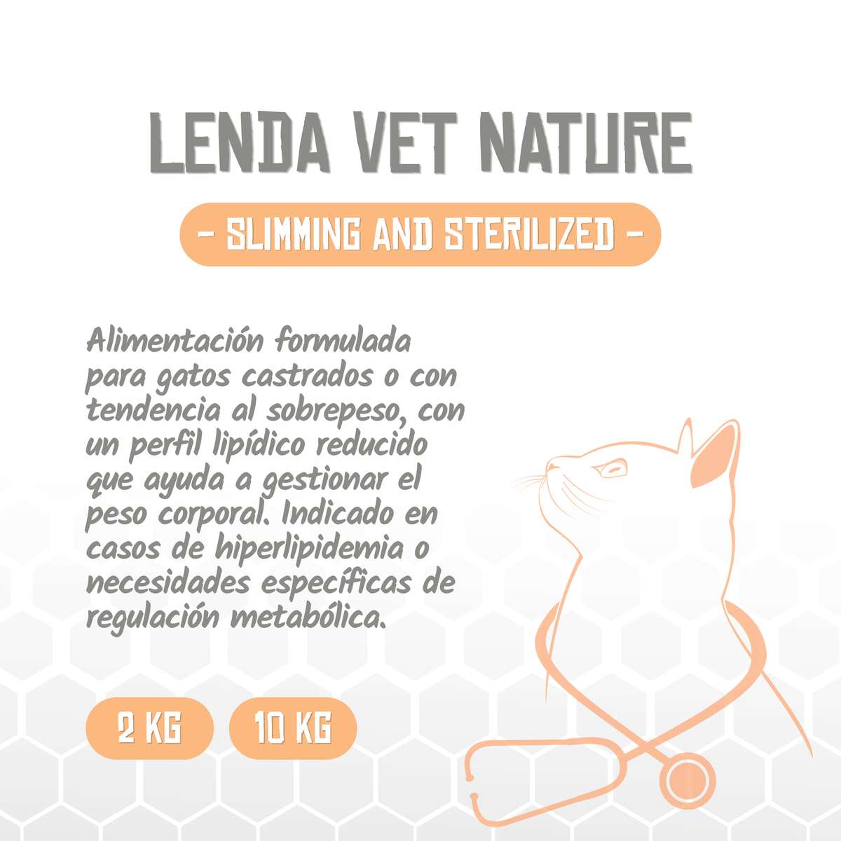 Presentación de la receta Slimming and Sterilized de Vet Nature, EAN 8435578250250