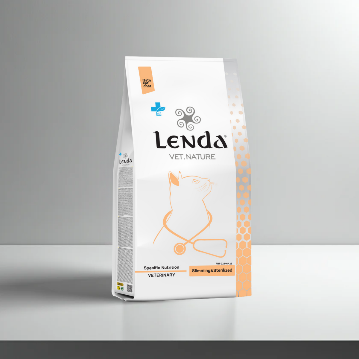 Saco de 2 kg del pienso Lenda Vet Slimming para gatos, EAN 8435578250250