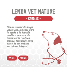 Presentación de la receta Cardiac de Vet Nature para perros, EAN 8435578250144 / 8435578250151