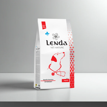 Saco del pienso Lenda Vet Hepatic para perros, formatos de 2 y 10 kg, EAN 8435578250168 / 8435578250175
