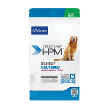Pienso para perro senior Virbac HPM Senior Neutered Large & Medium, saco frontal, EAN 3561963603464