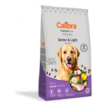 Saco del pienso Calibra Premium para perros senior, receta Premium Line Senior & Light con pollo