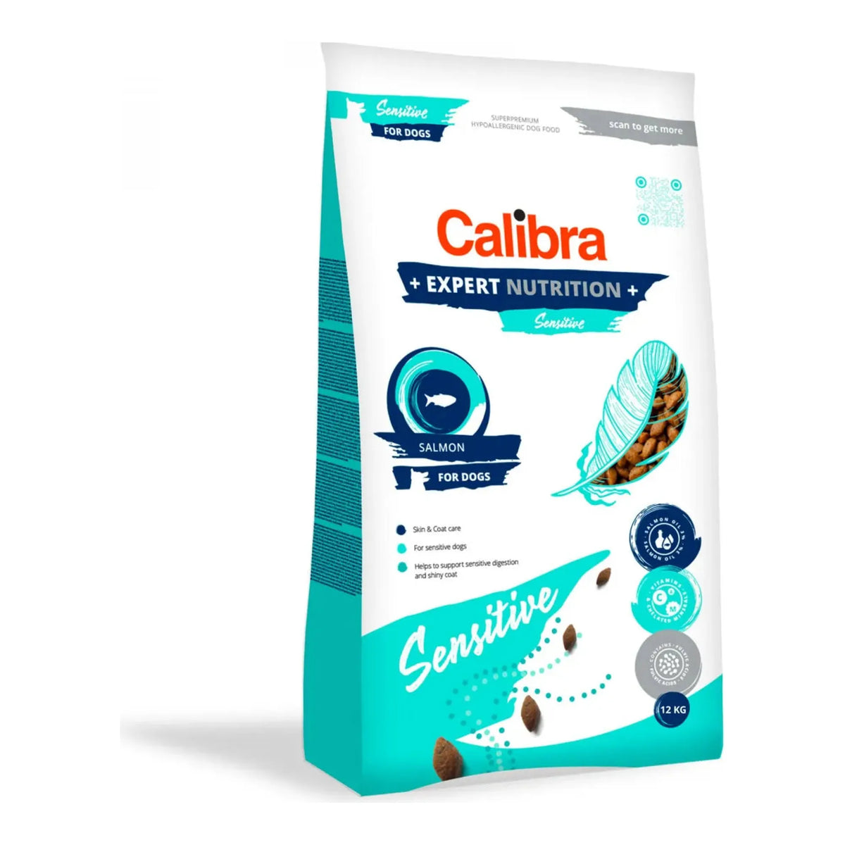 Saco del pienso Calibra Expert de salmón para perros, receta Expert Nutrition Sensitive Salmon