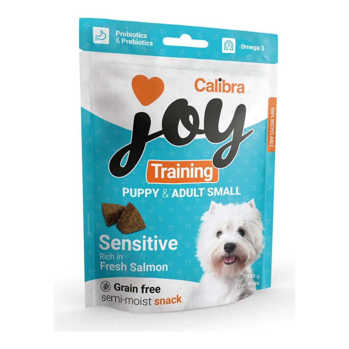 Premios de adiestramiento Calibra Joy de salmón, bolsa de 150 g, EAN 8595706701464