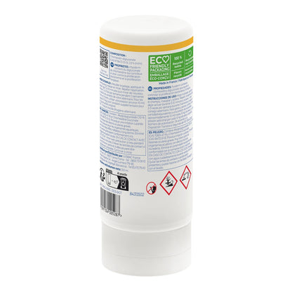Envase posterior de Pyoderm champú antiséptico para perros y gatos de 250 ml con composición e instrucciones