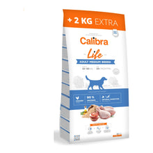 Saco promocional de 14 kg con la franja naranja «+2 kg extra», EAN 8594062089551