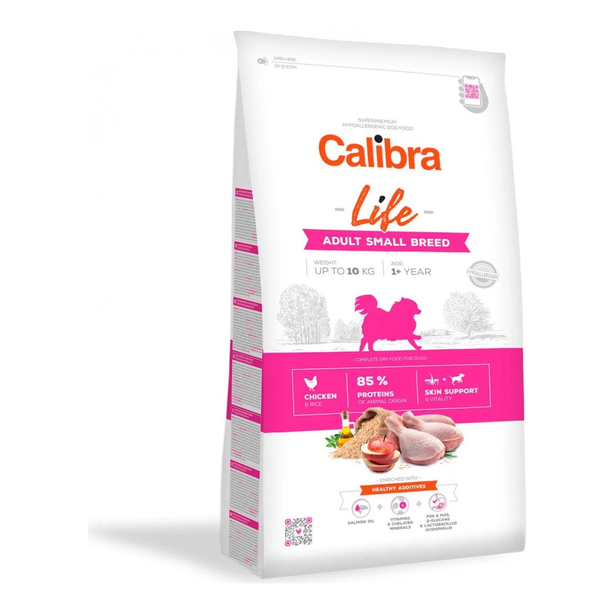 Saco de pienso Calibra Life Adult Small de pollo para adultos de razas pequeñas