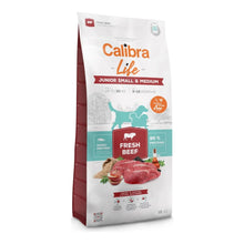 Saco de pienso Calibra Life Junior Small & Medium de ternera, 12 kg, EAN 8595706701174