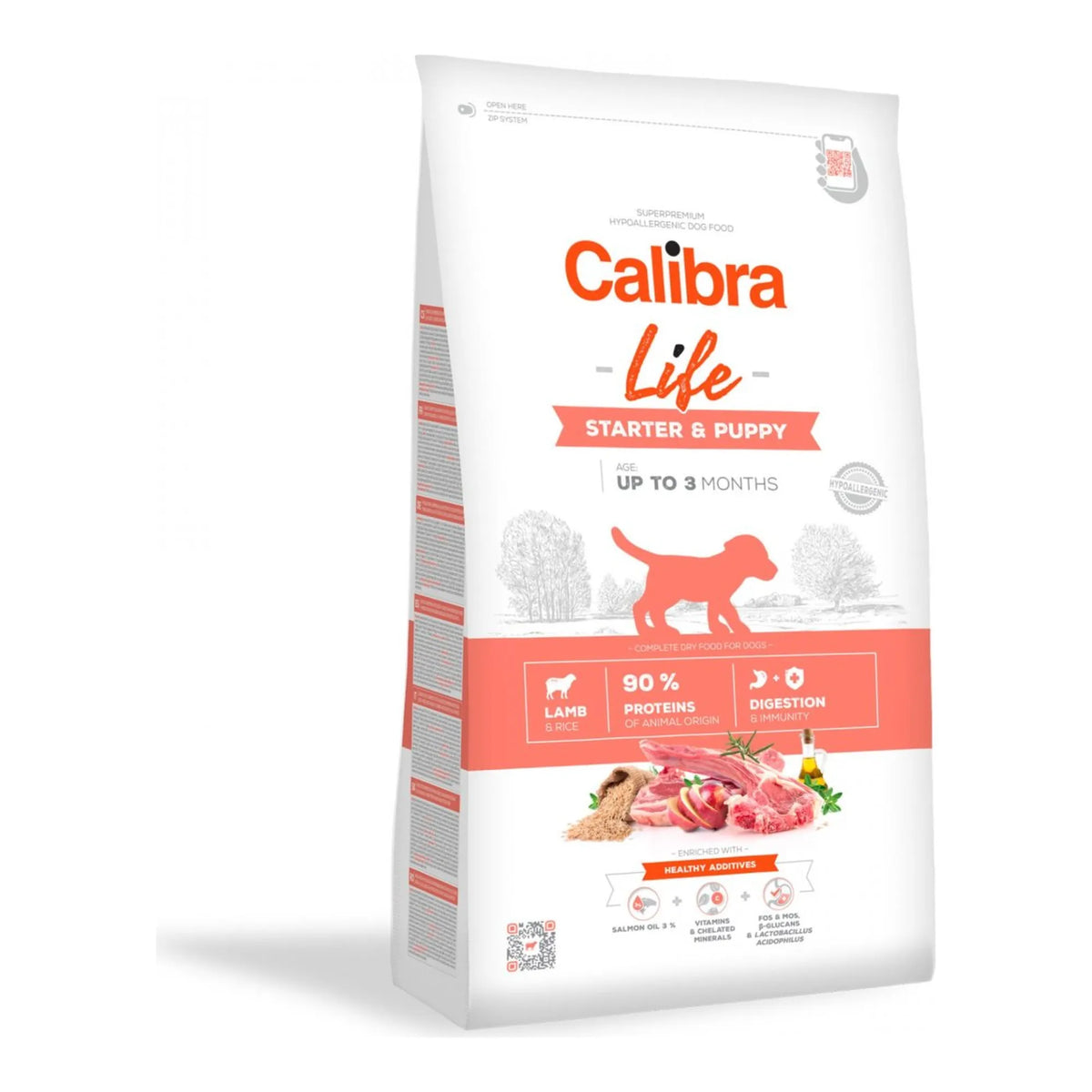 Saco de pienso Calibra Life Starter & Puppy de cordero para cachorros
