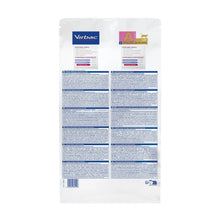 Reverso del saco Virbac HPM Hypoallergy A2 con ingredientes y composición nutricional en varios idiomas