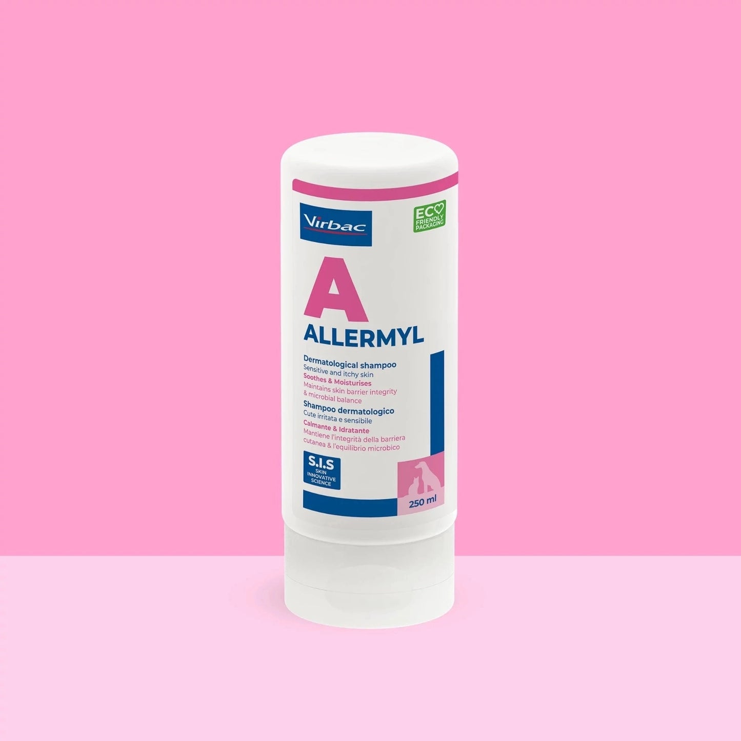 Allermyl Champú Dermatológico para Perros y Gatos con Picor y Piel Sensible