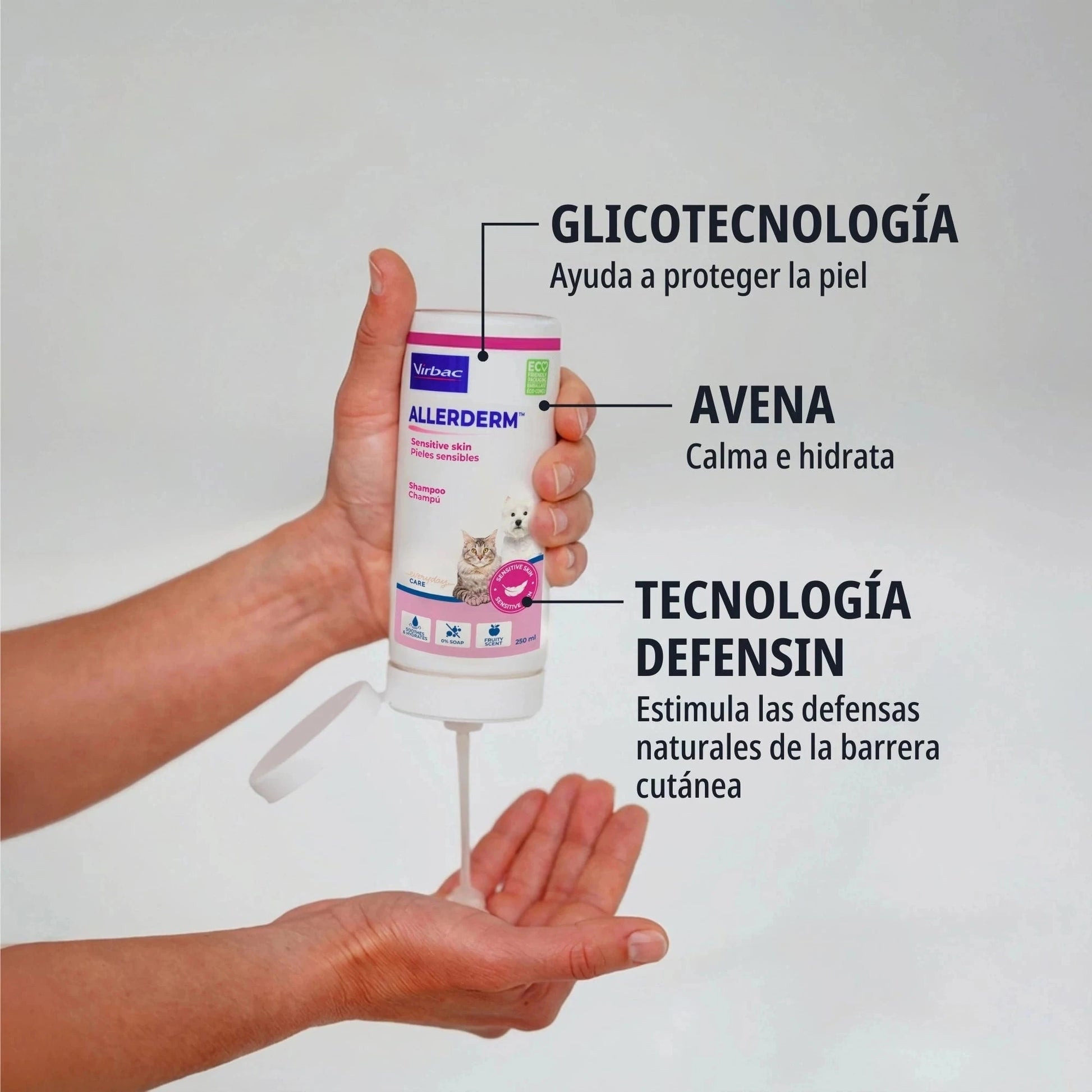 ALLERDERM CHAMPÚ PIEL SENSIBLE 250 ML